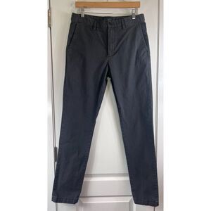 Banana Republic Men's Skinny Lived-In Chino Pants Flint Grey Size 32 x 34